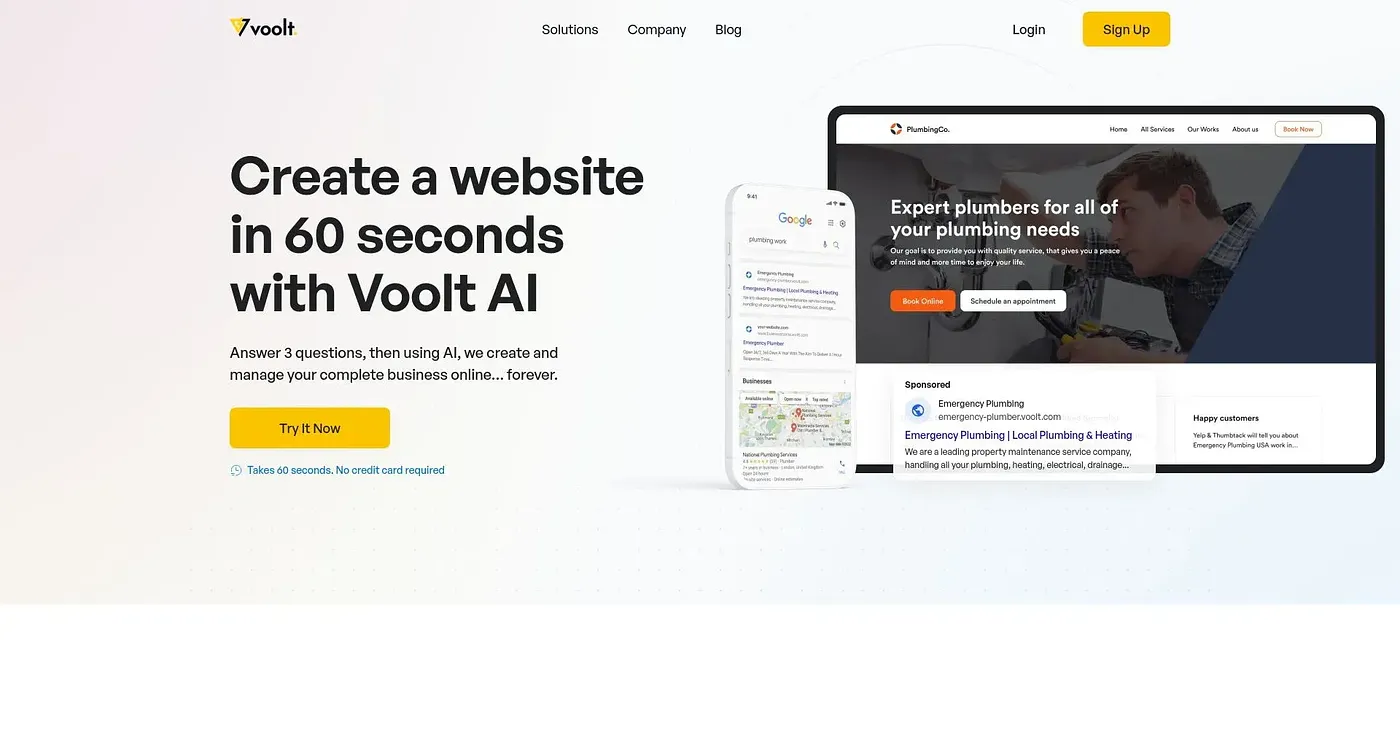 Screenshot of Voolt