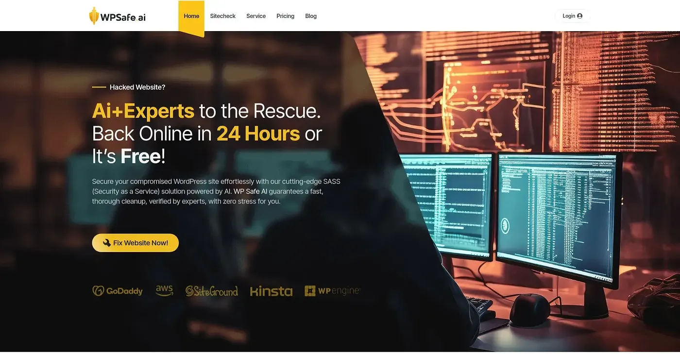Screenshot of WP Safe AI
