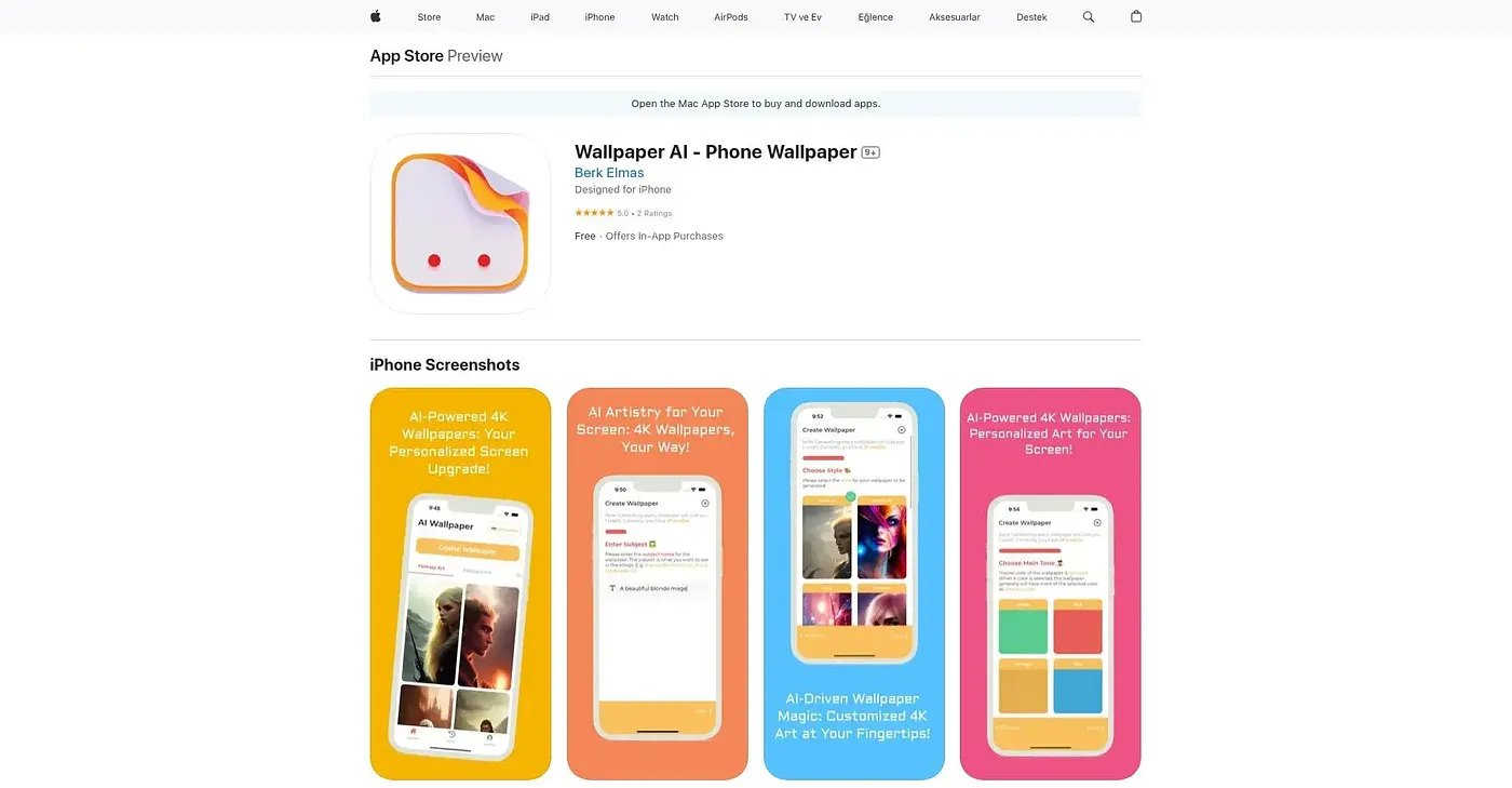 Screenshot of Wallpaper AI - Phone Wallpaper