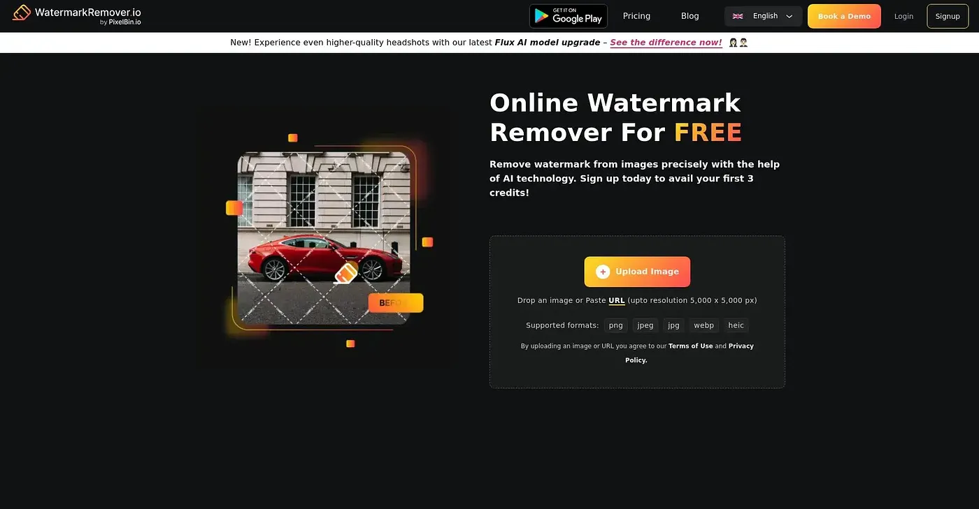Screenshot of Watermark Remover