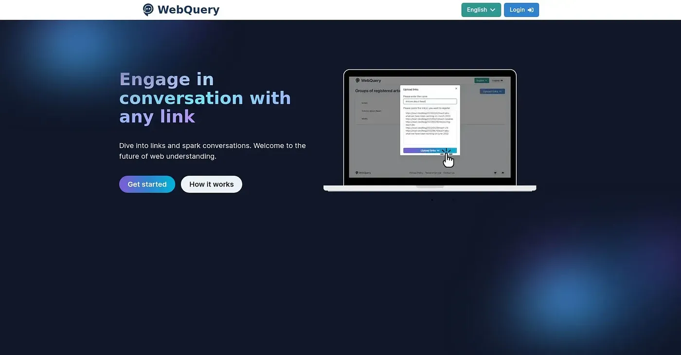 Screenshot of WebQuery