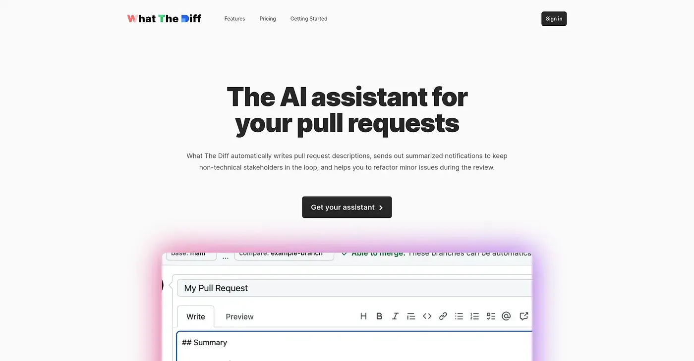 Screenshot of What-the-Diff