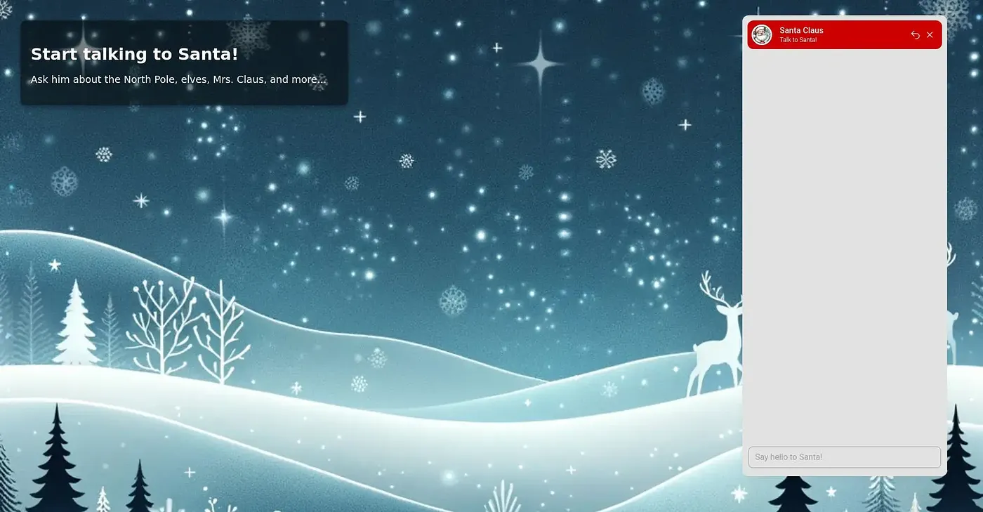 Screenshot of Whats Up Santa Claus