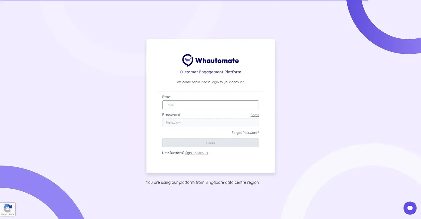 Screenshot of Whautomate