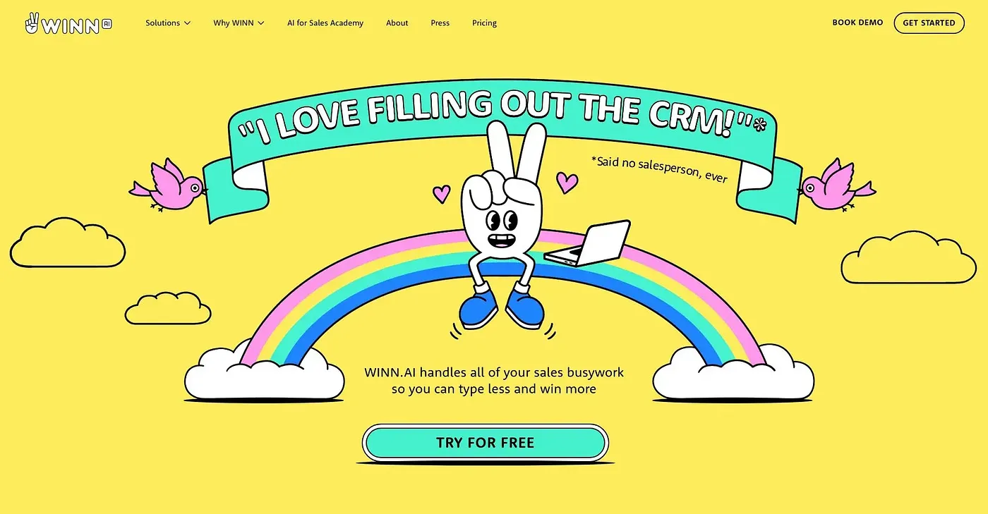 Screenshot of Winn.AI