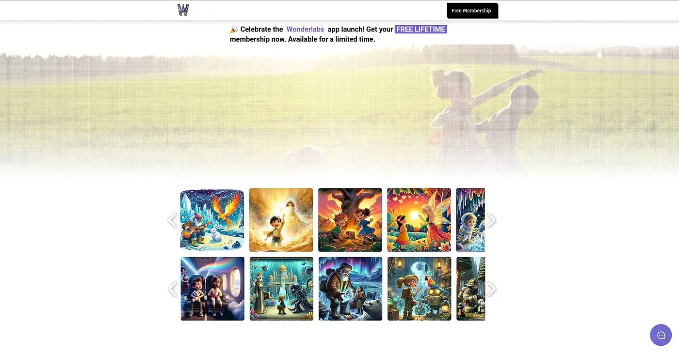 Screenshot of Wonderlabs