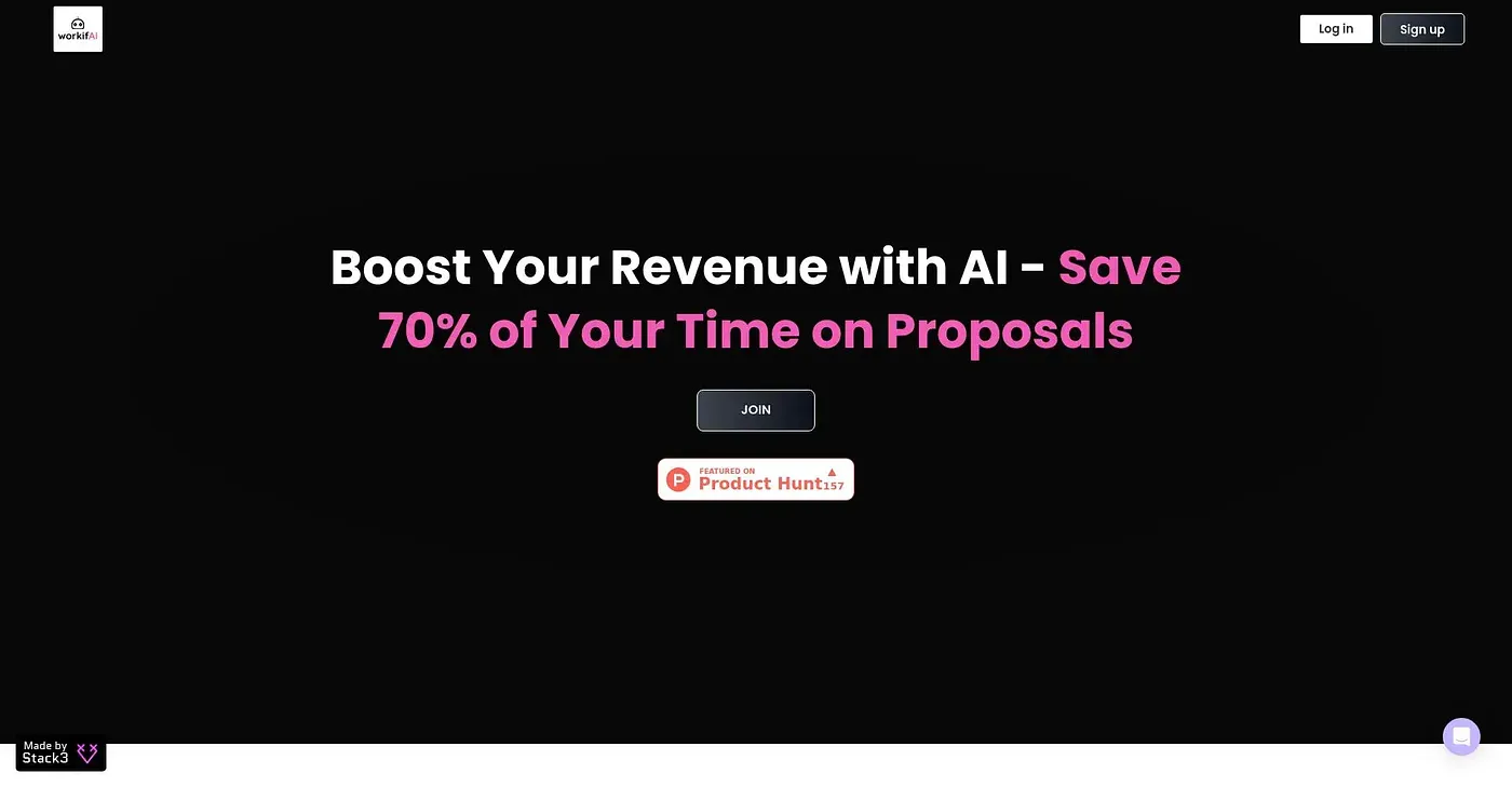 Screenshot of Workif AI