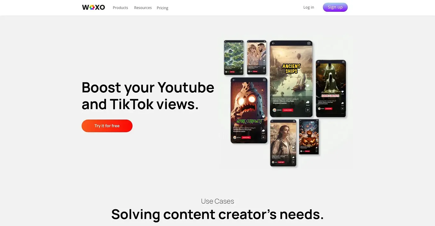 Screenshot of Woxo
