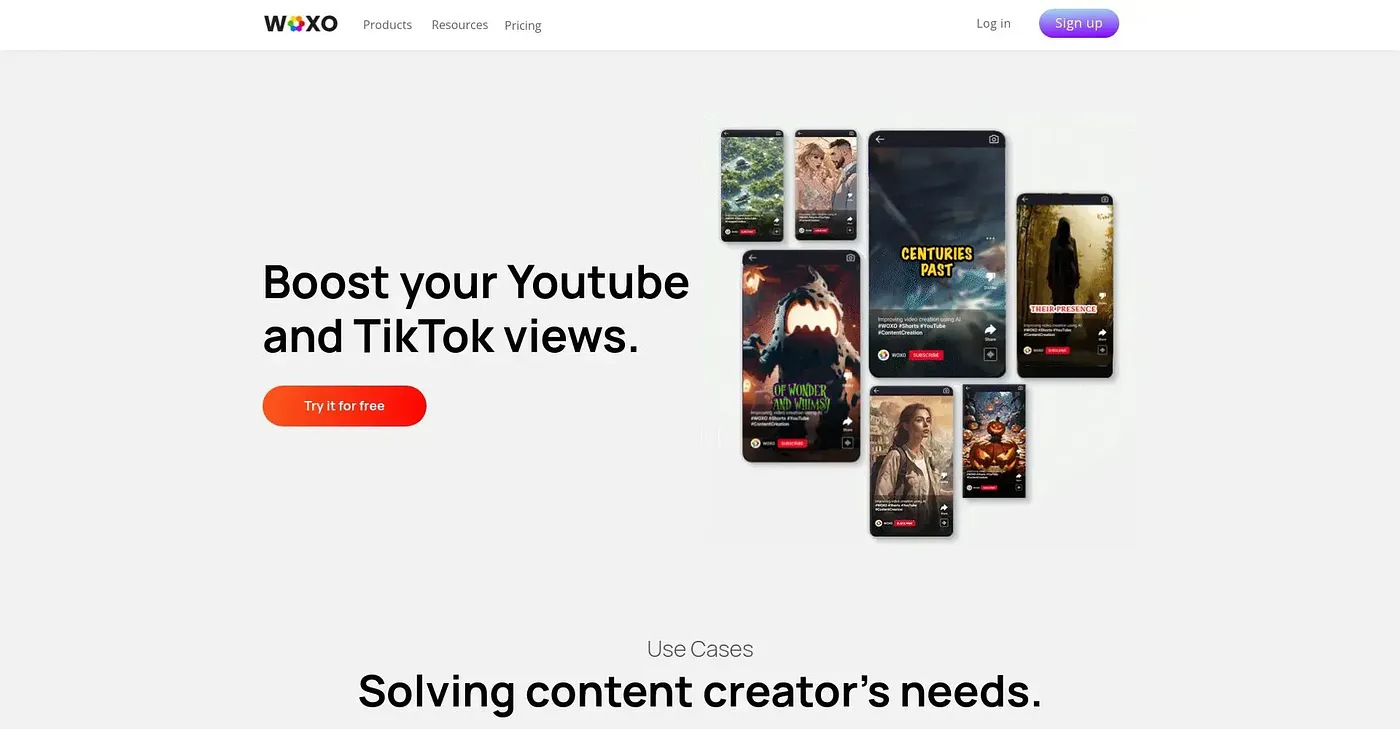 Screenshot of Woxo