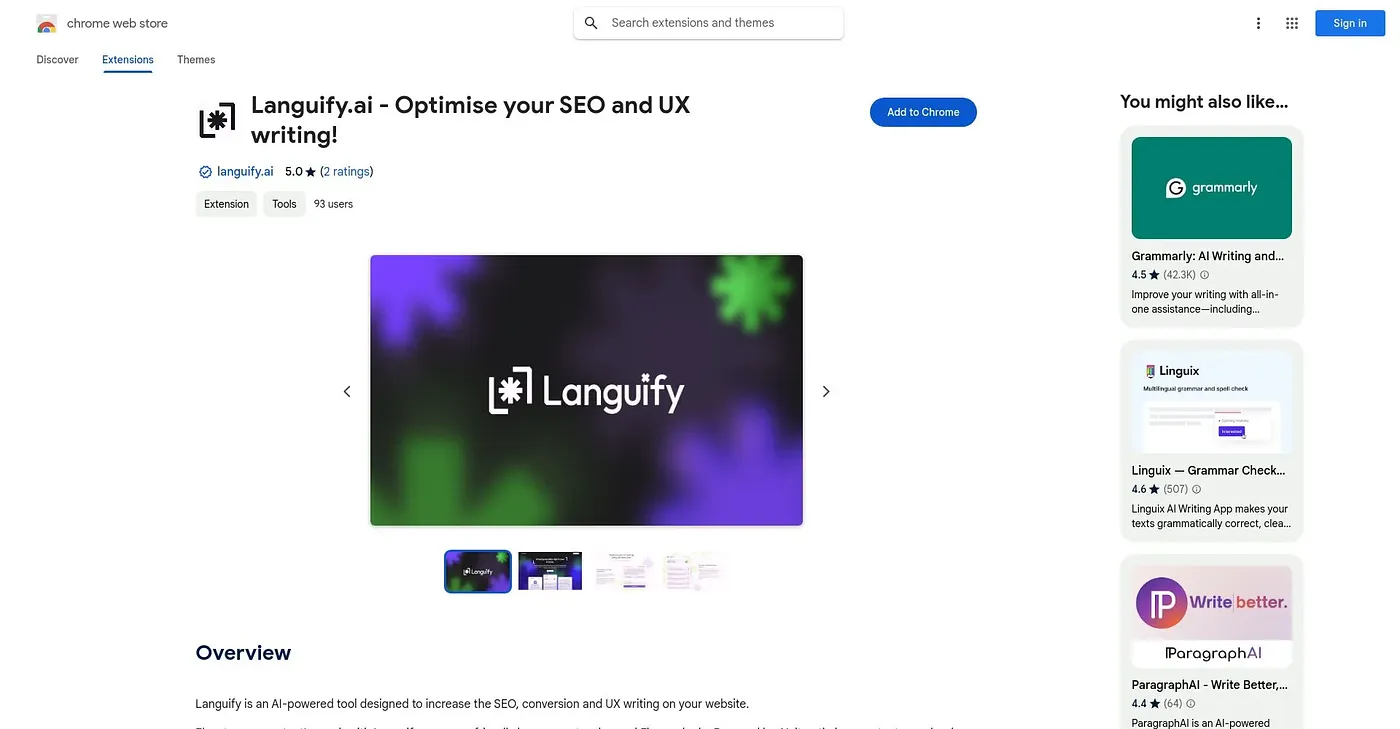 Screenshot of WriteGo