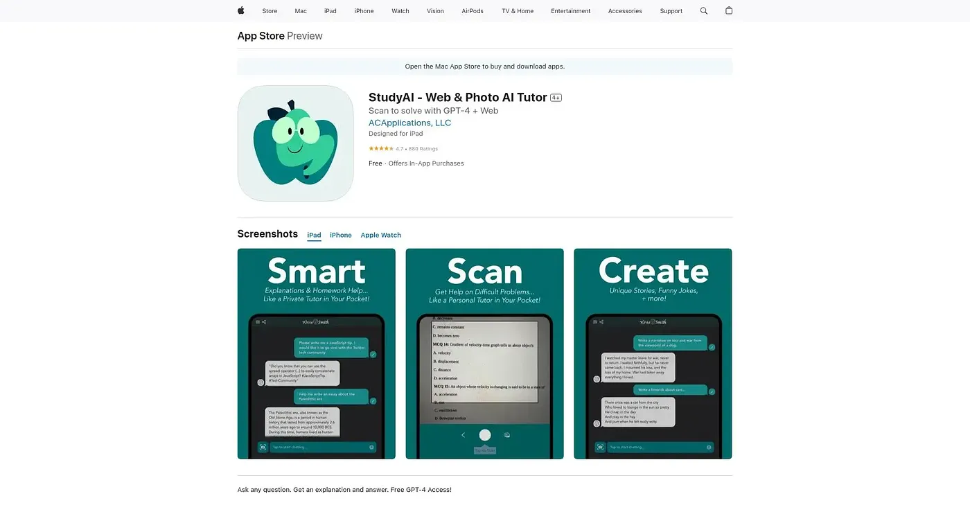 Screenshot of Writesmith Pro AI Chatbot