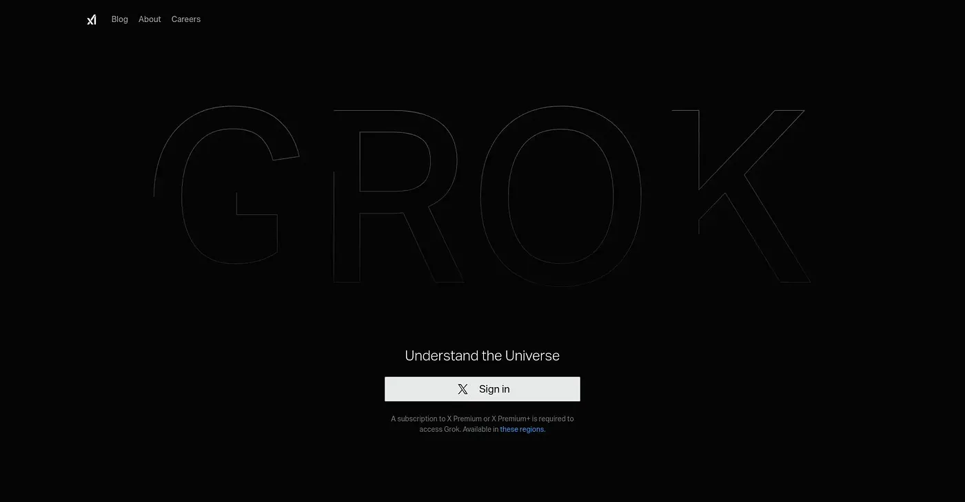 Screenshot of X.ai