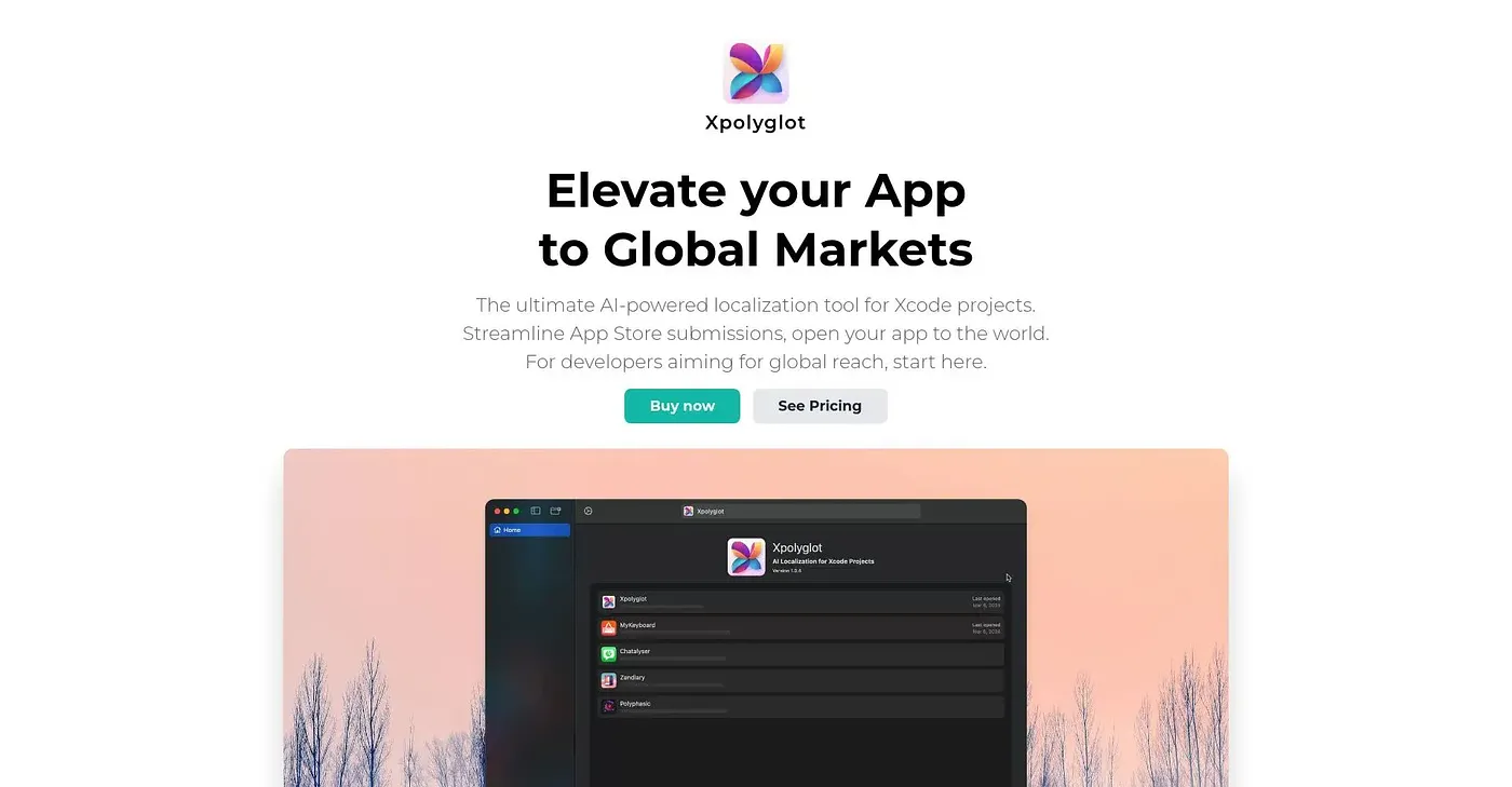 Screenshot of Xpolyglot