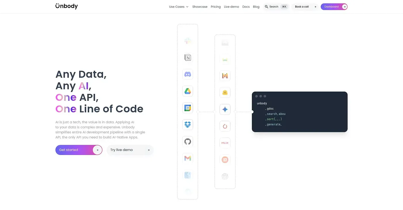 Screenshot of Unbody