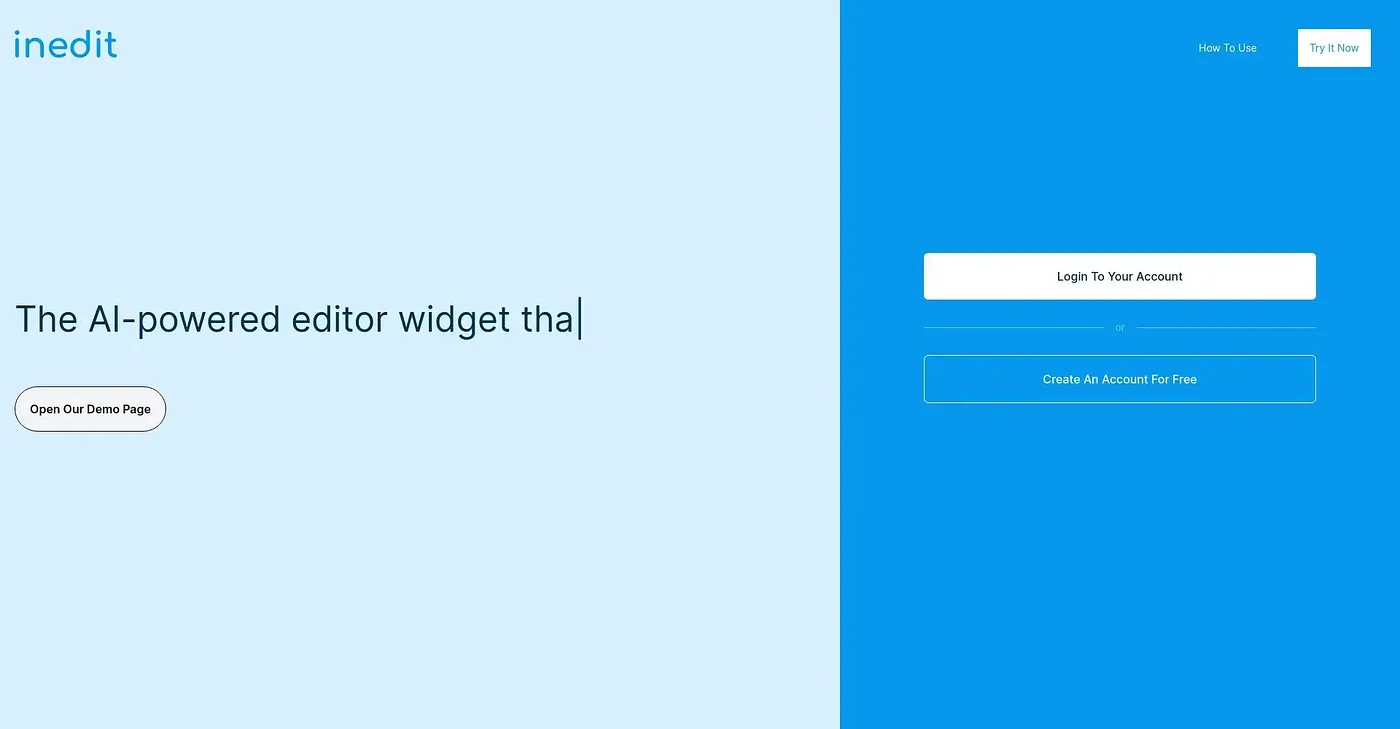 Screenshot of Use In Edit