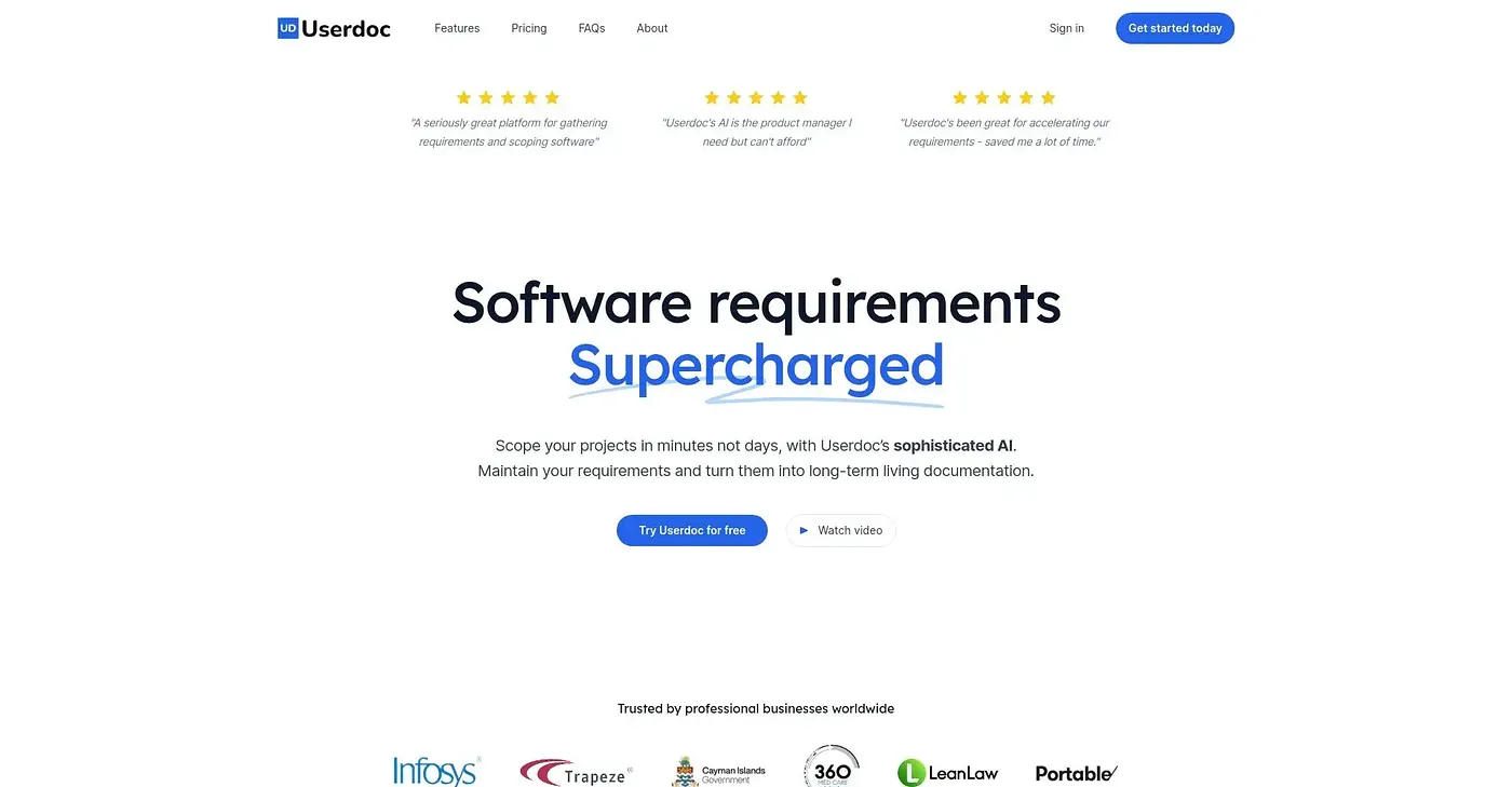 Screenshot of Userdoc