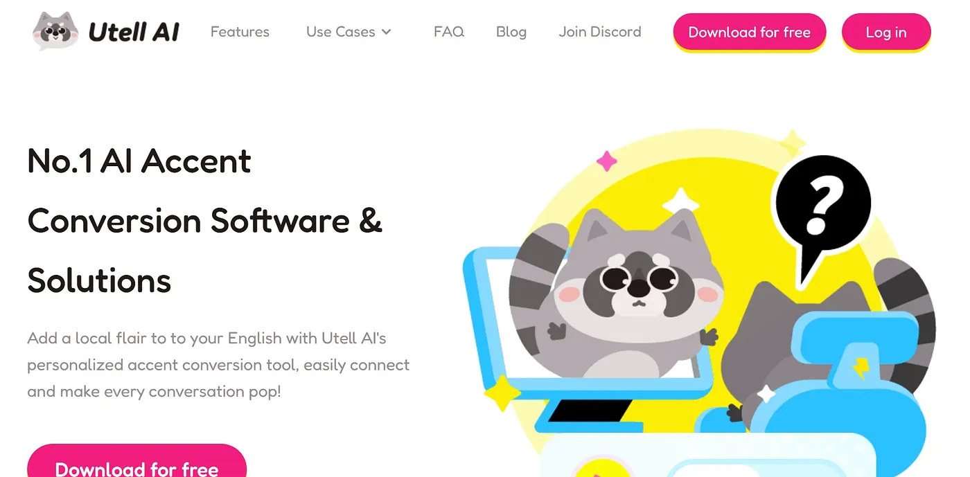 Screenshot of Utell AI