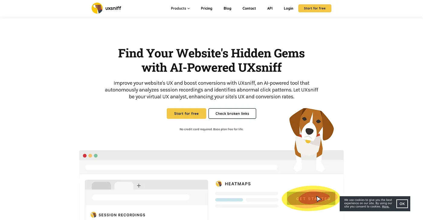 Screenshot of Uxsniff