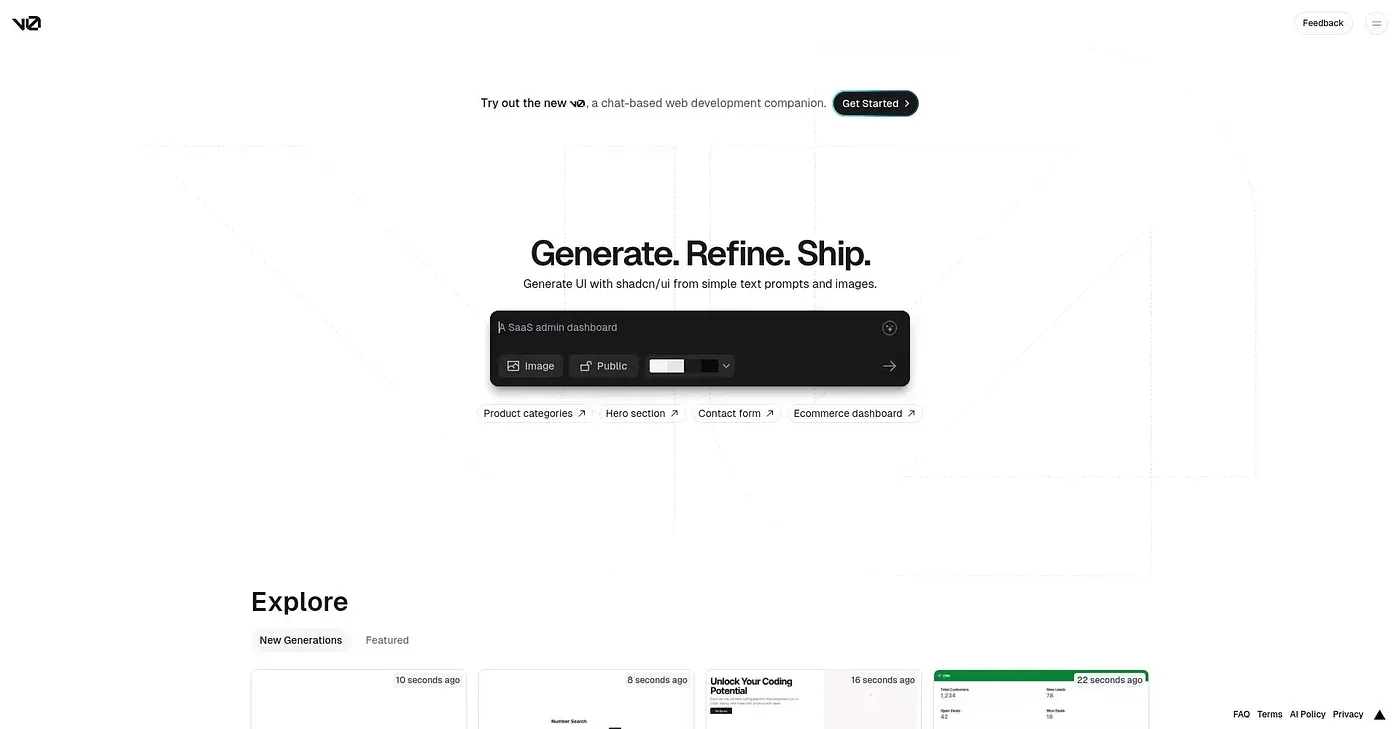 Screenshot of V0