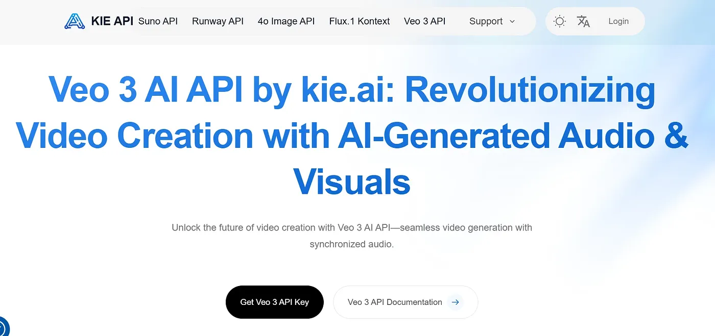 Screenshot of Veo 3 AI API