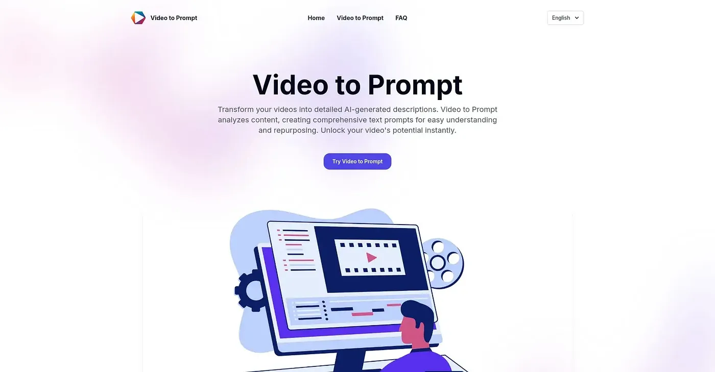 Screenshot of Video to Prompt