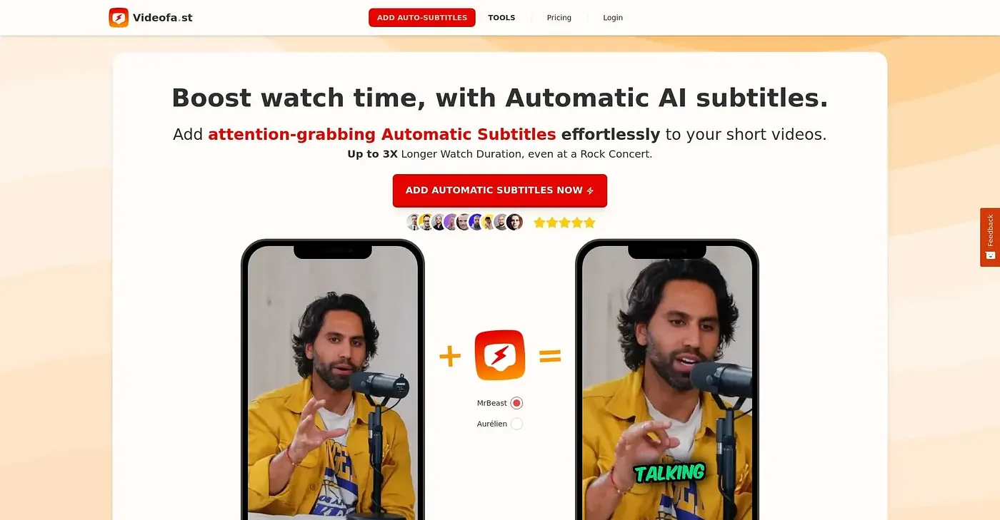 Screenshot of Videofast