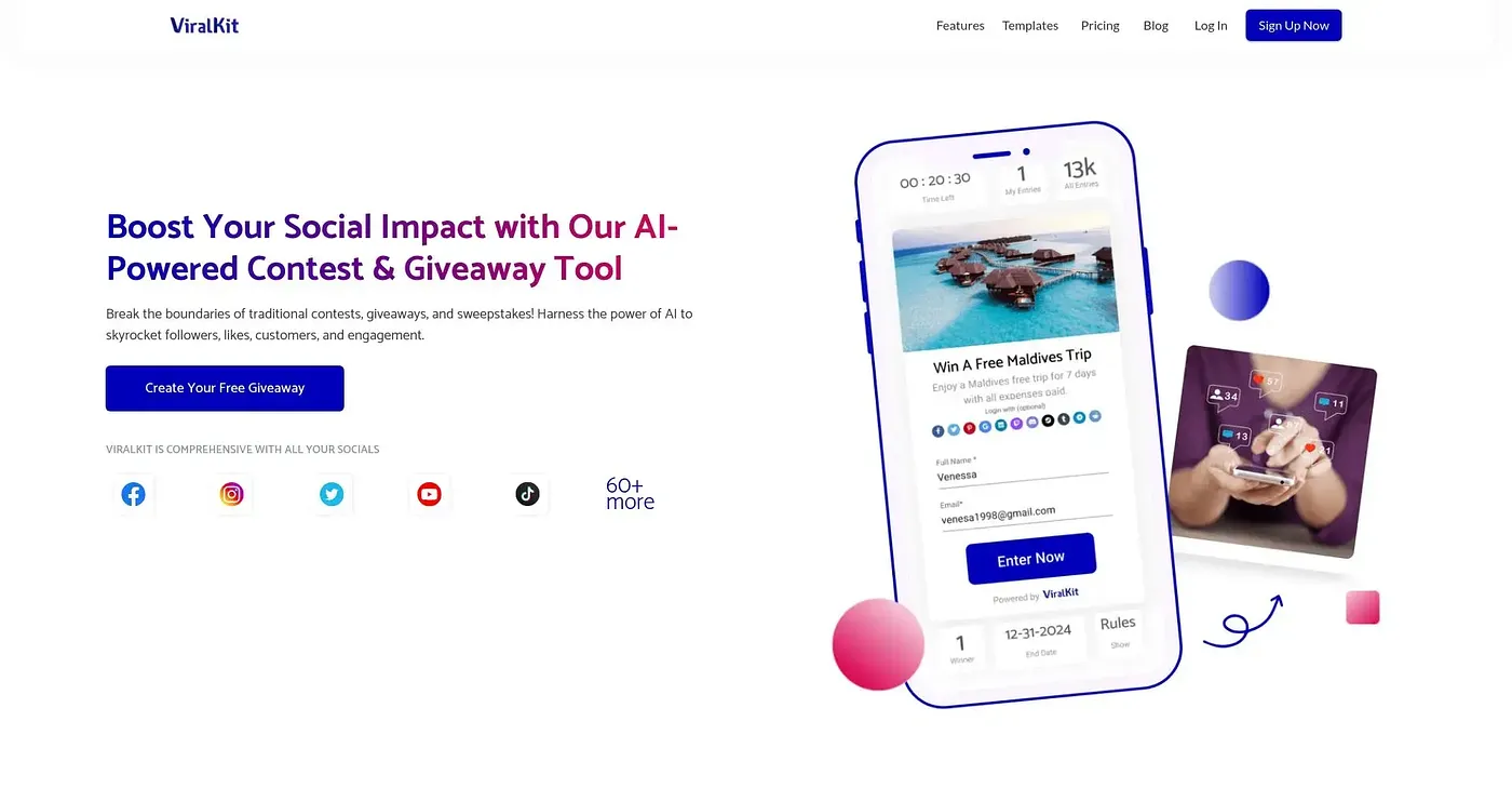 Screenshot of ViralKit