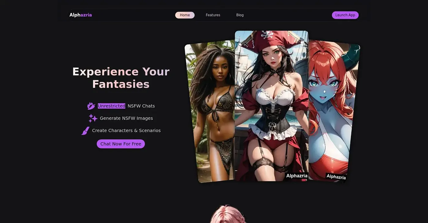 Screenshot of Alpha Zria