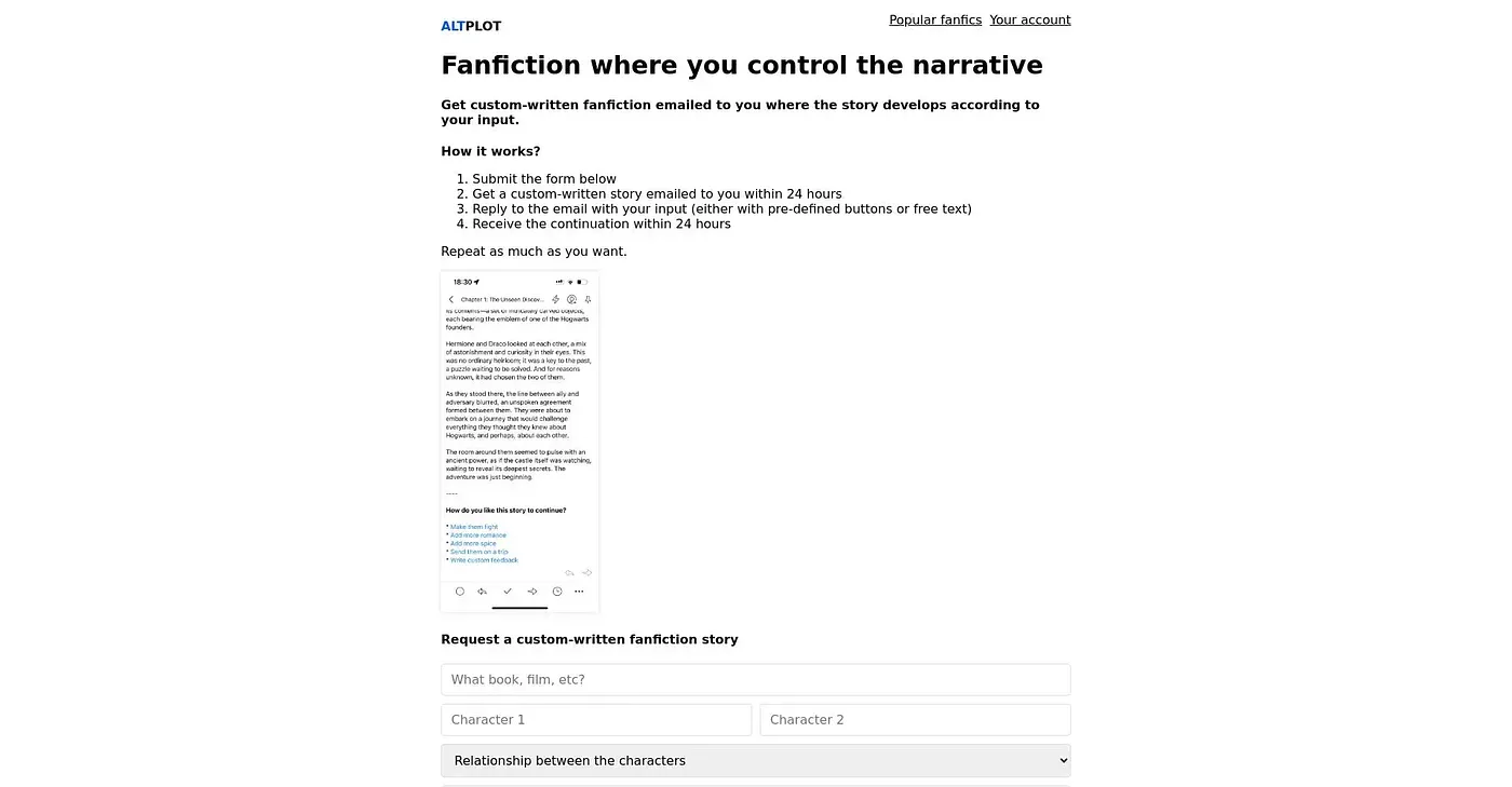 Screenshot of Alt Plot