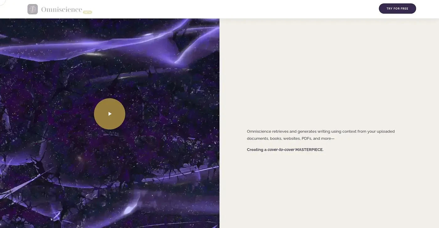 Screenshot of Omniscience