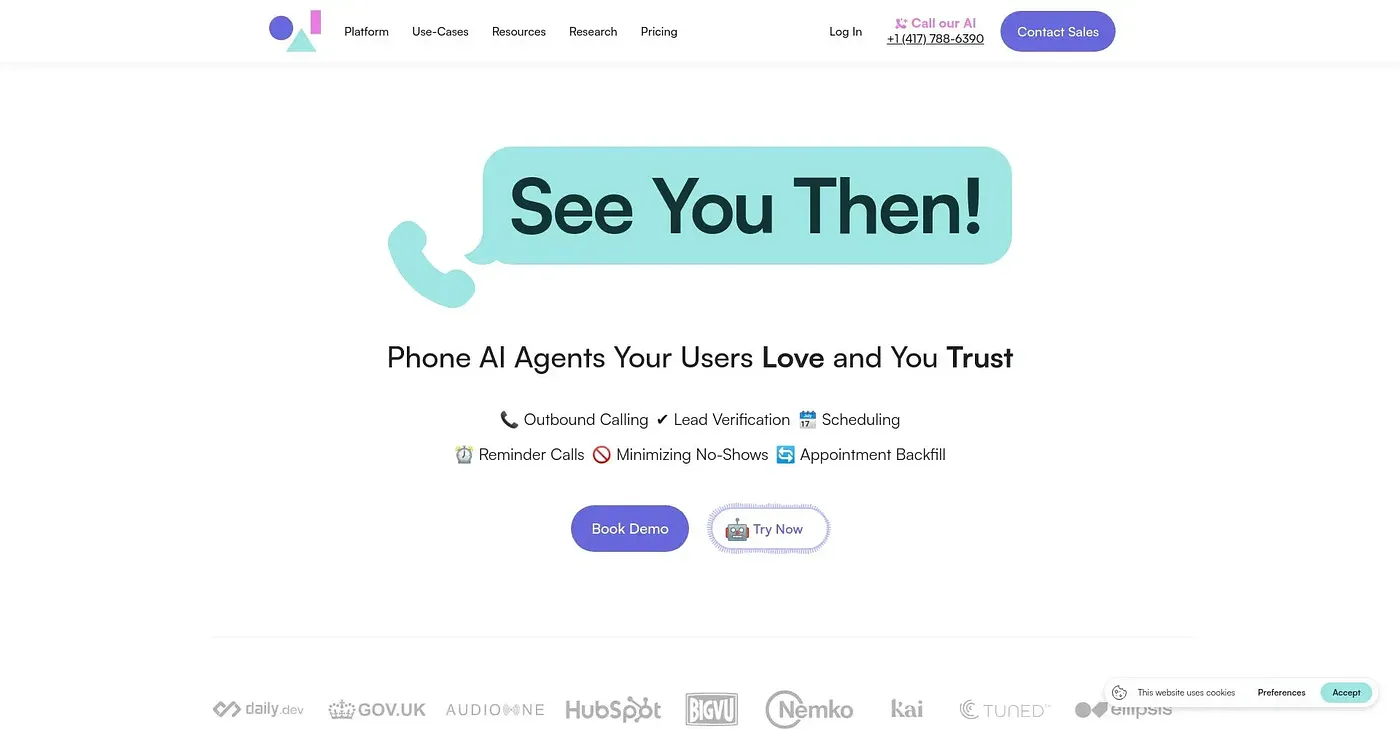 Screenshot of One AI