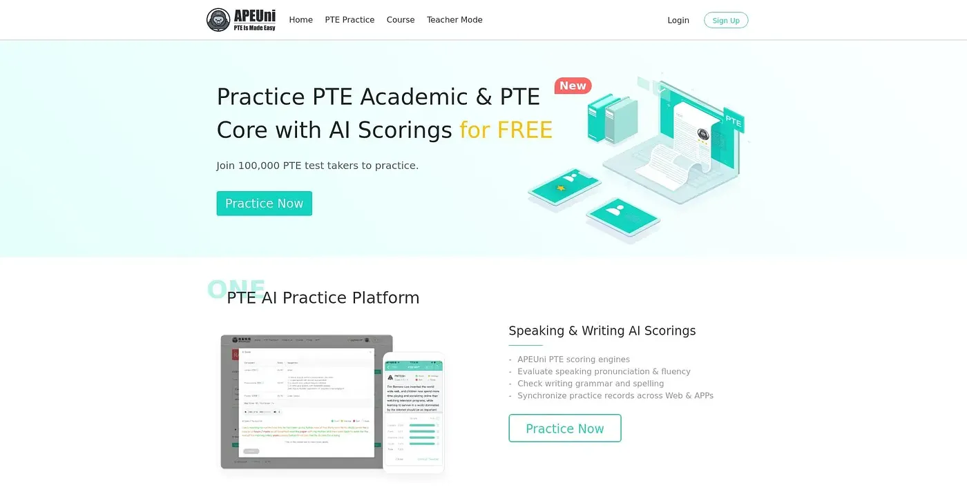 Screenshot of Ape Uni