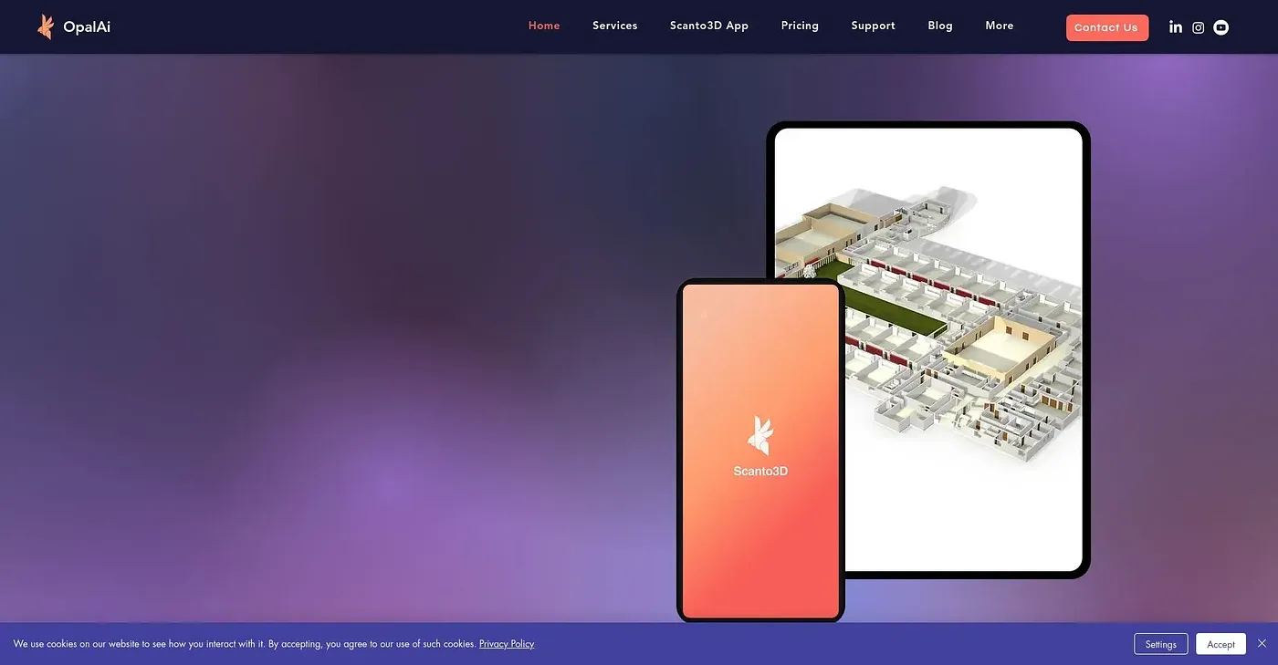 Screenshot of Opal AI