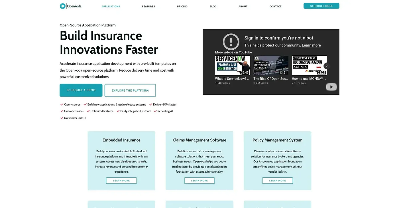 Screenshot of Openkoda
