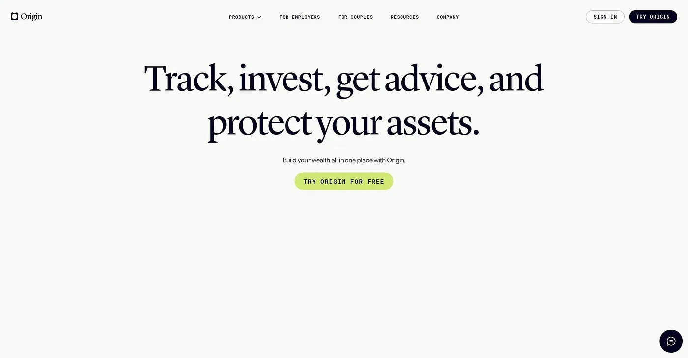 Screenshot of Origin
