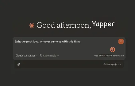 Screenshot of Orthoscribe Chrome Extension