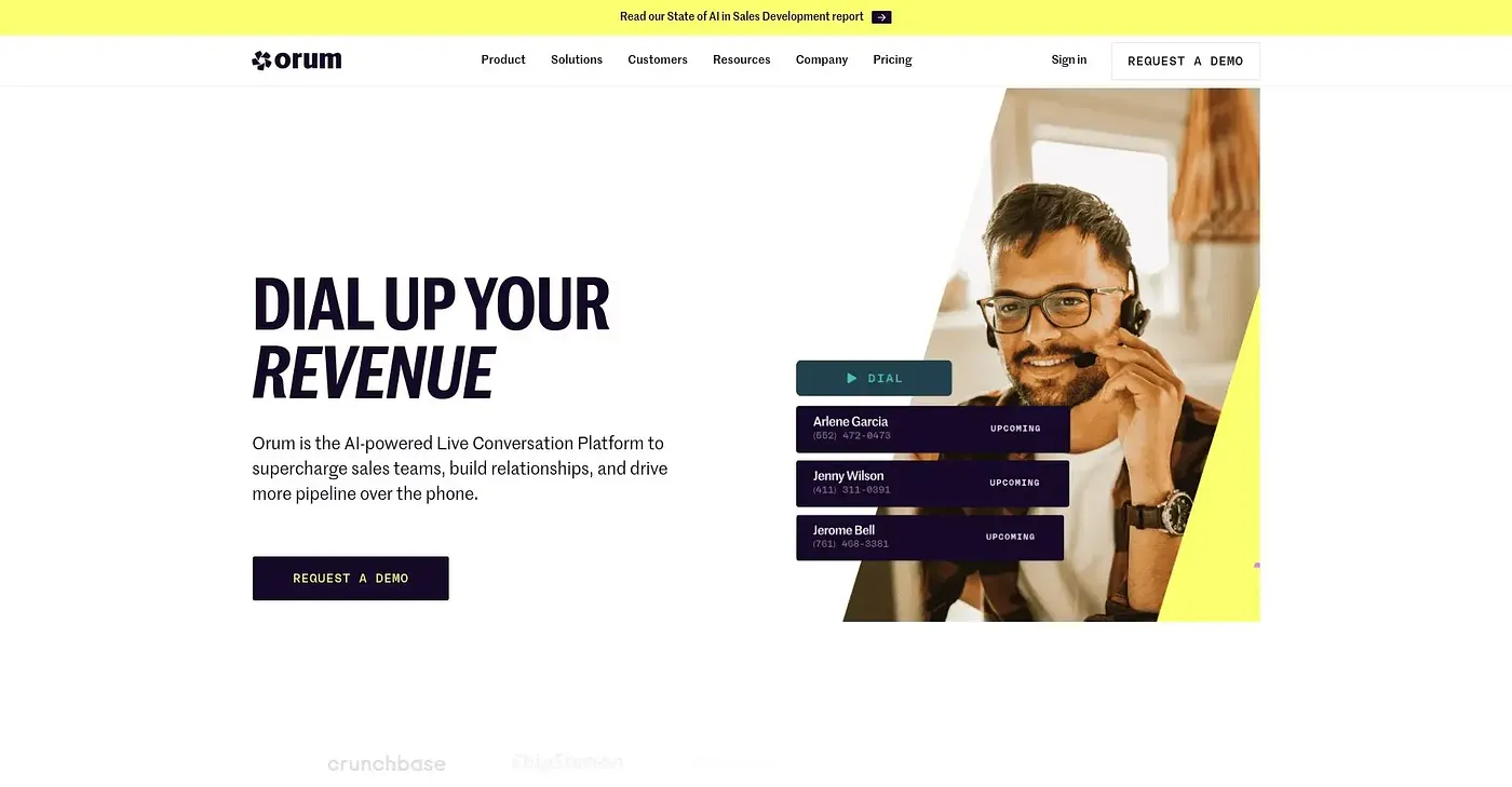 Screenshot of Orum