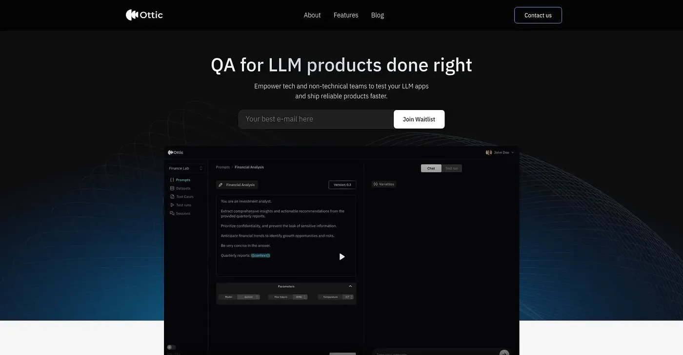 Screenshot of Ottic