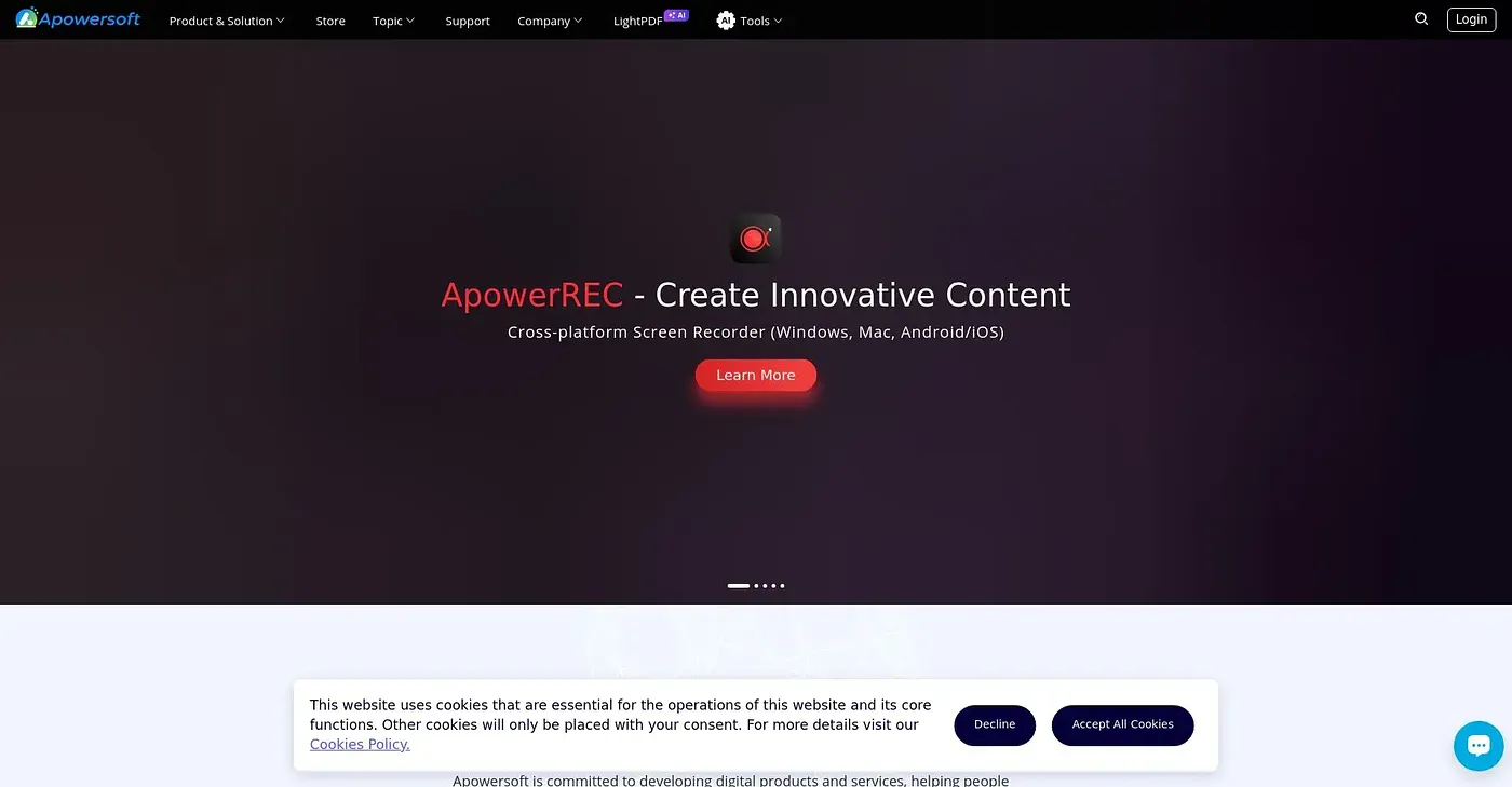 Screenshot of Apowersoft