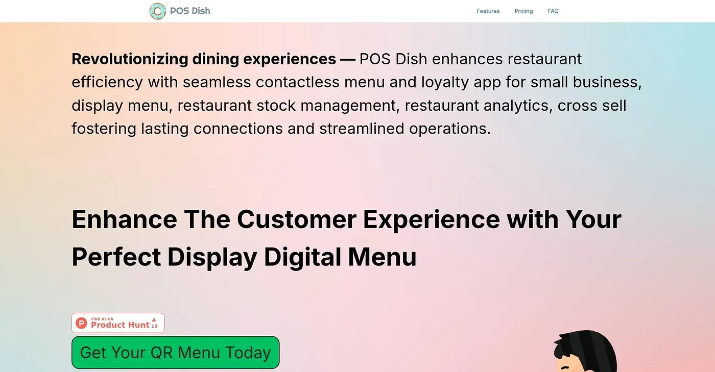 Screenshot of POS Dish