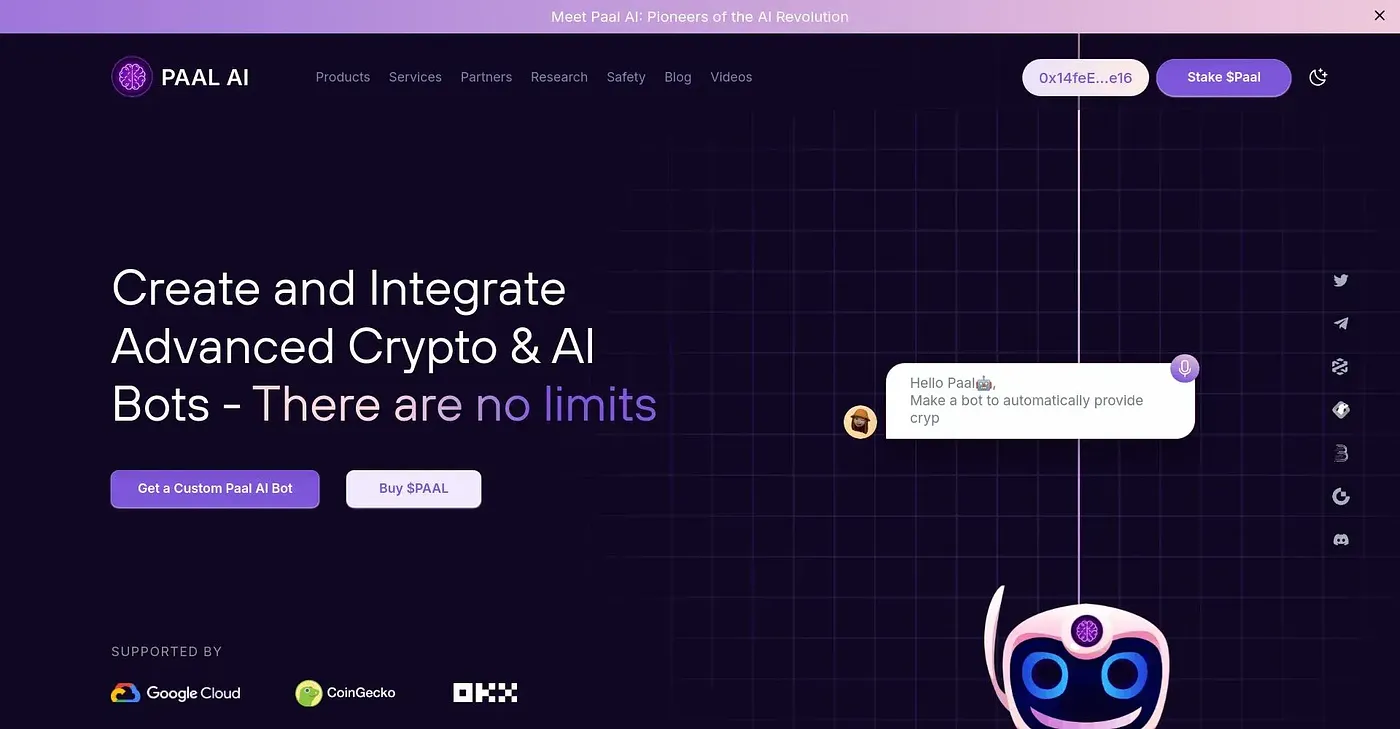 Screenshot of Paal AI