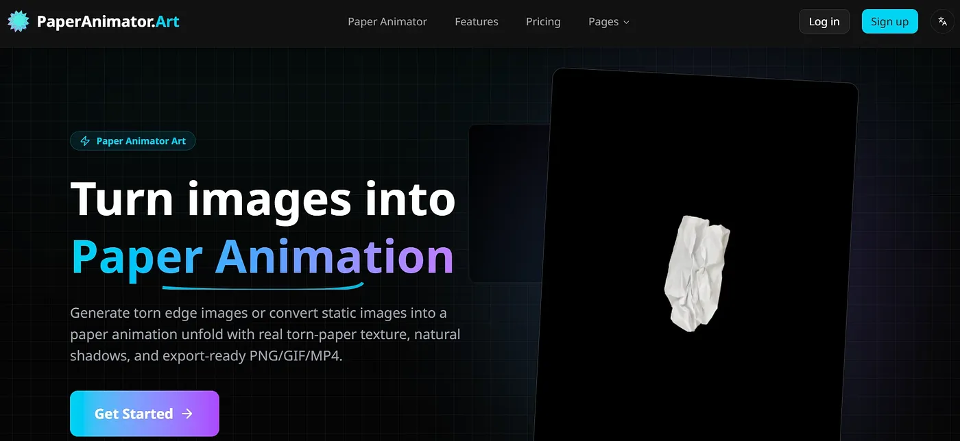 Screenshot of Paper Animator