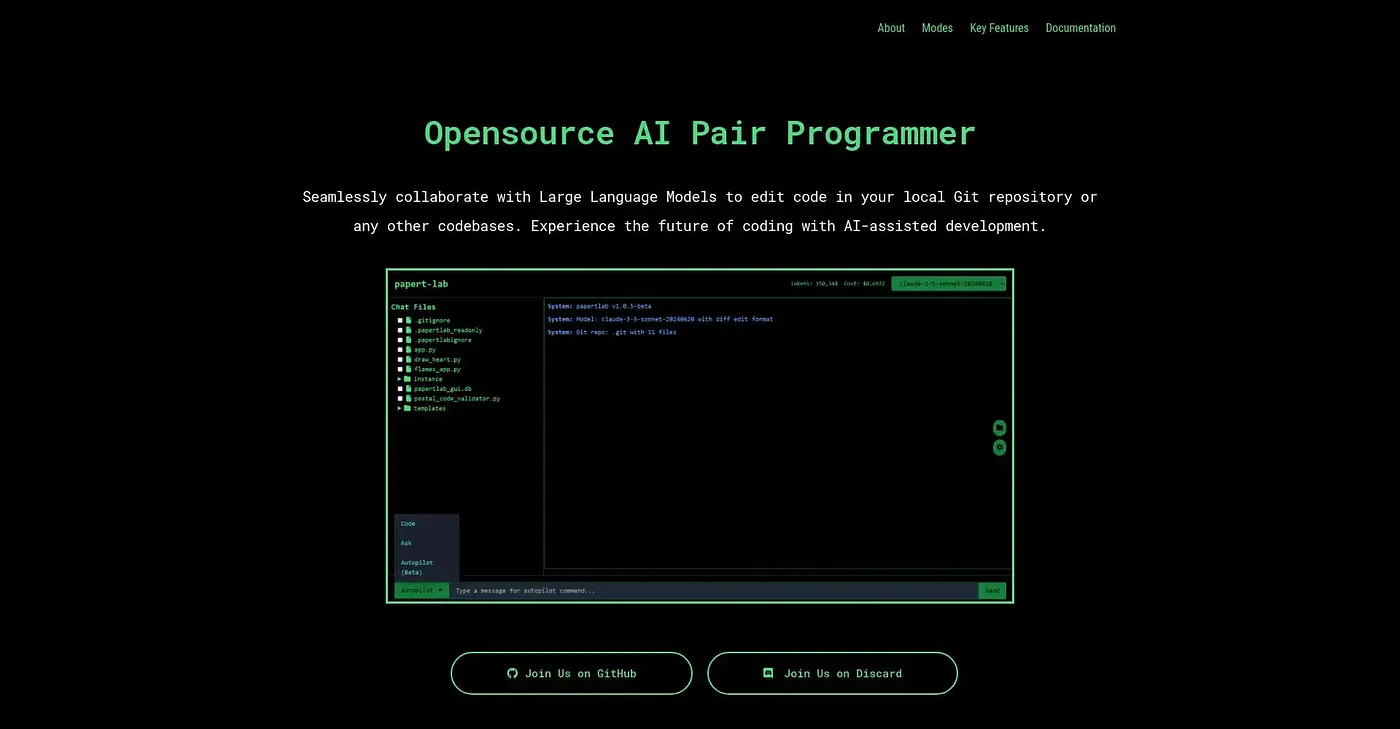 Screenshot of PapertLab