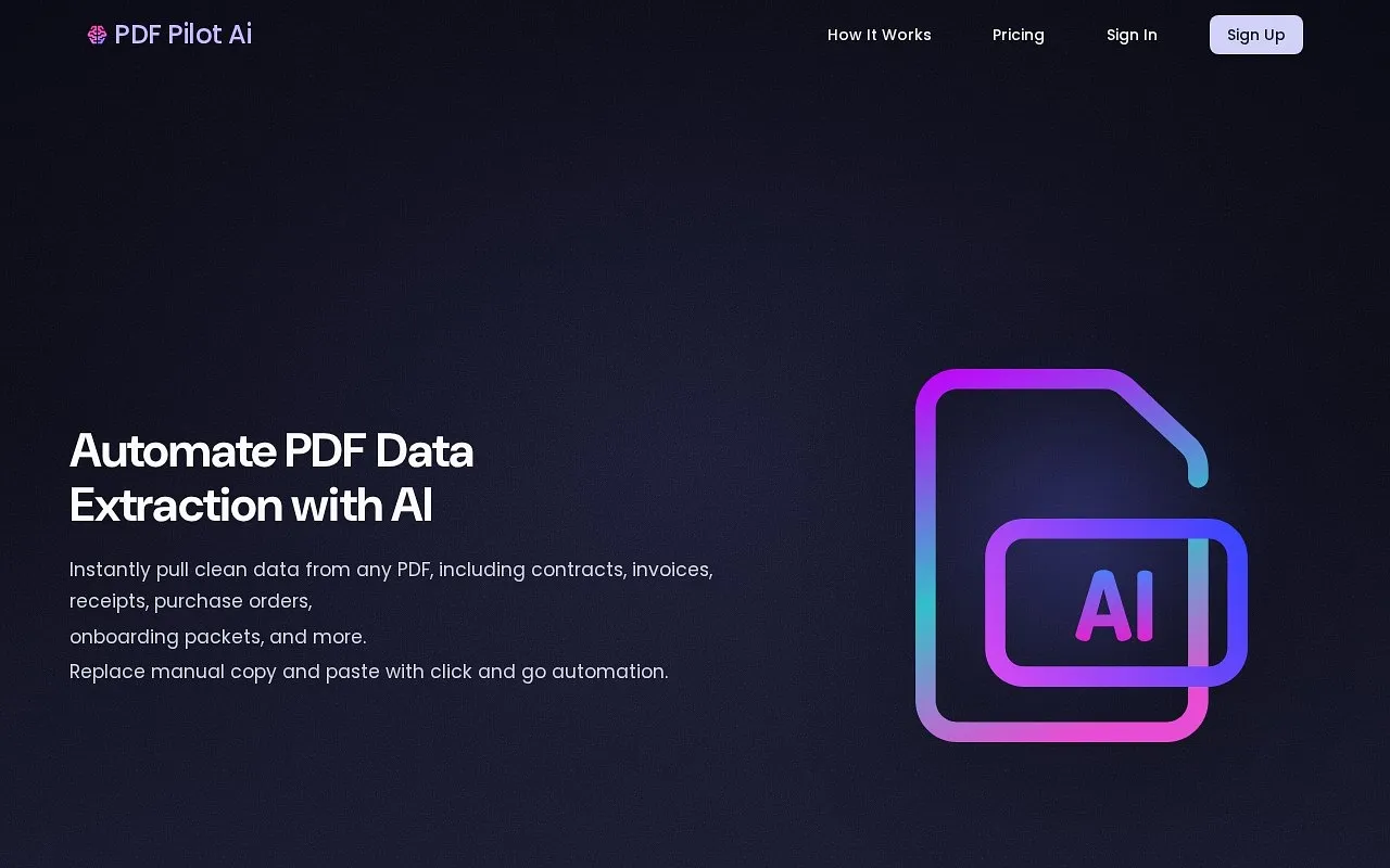 Screenshot of Pdf Pilot AI