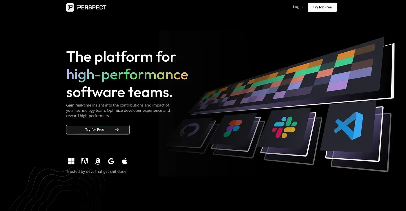 Screenshot of Perspect