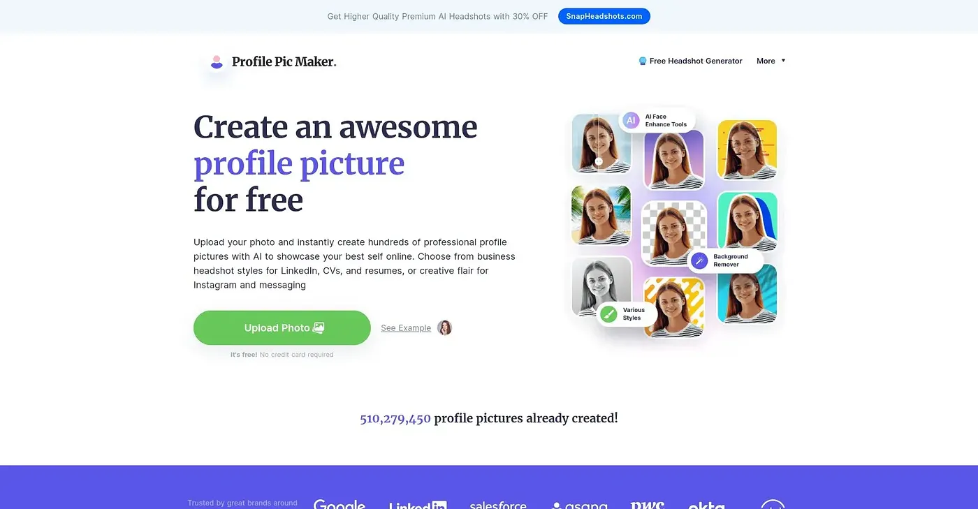 Screenshot of Pfp Maker