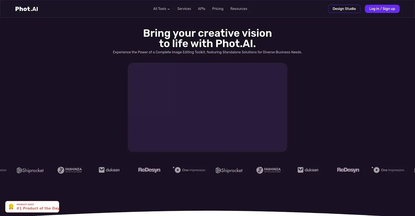 Screenshot of Phot AI