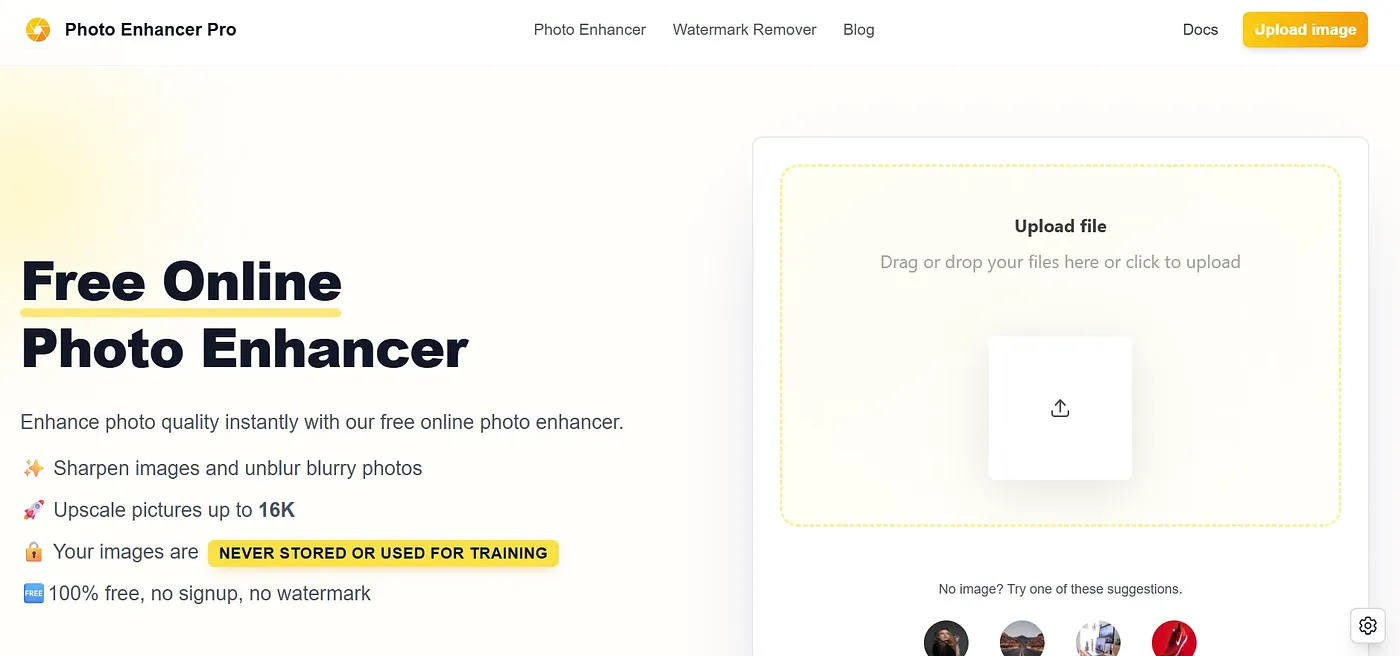 Screenshot of Photo Enhancer