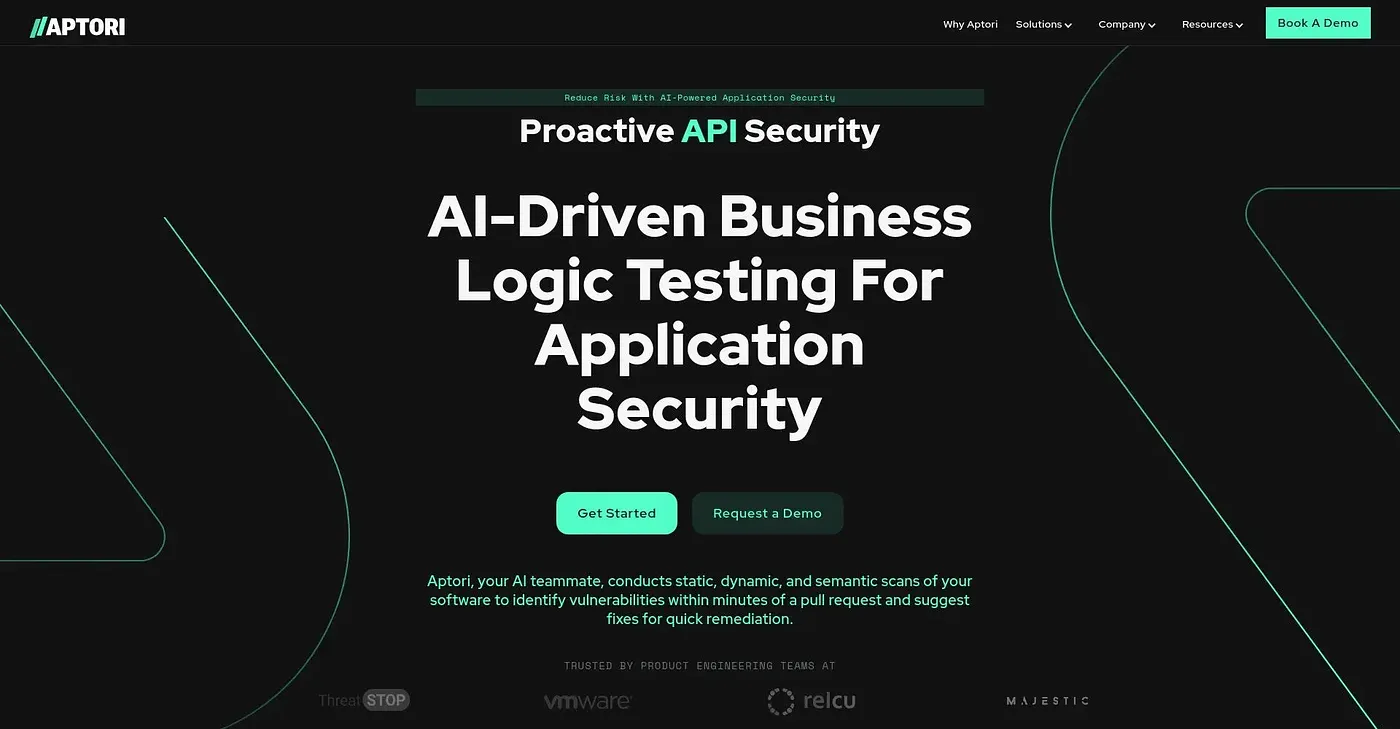 Screenshot of Aptori