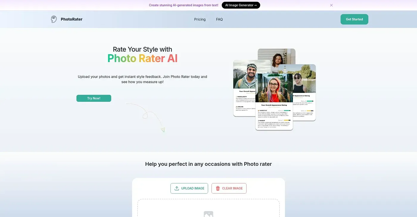 Screenshot of PhotoRater